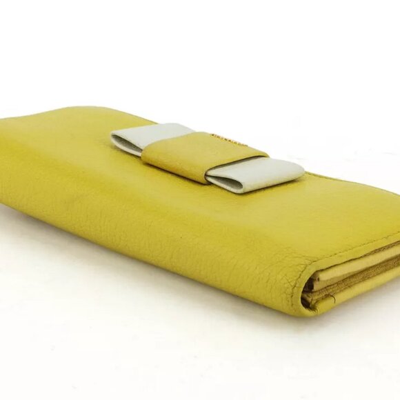 miu miu wallet ribbon white leather Authentic used - Picture 4 of 9